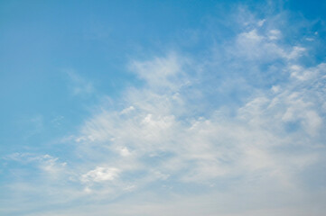 blue sky with clouds