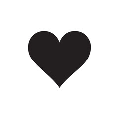 Black Heart vector icon