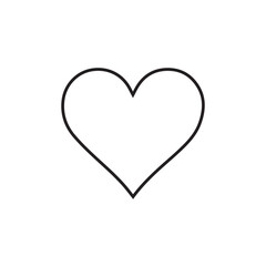 Black Heart vector icon