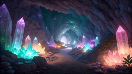 Fototapeta premium light in the cave