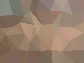 Brown Polygon Abstract Geometric Background