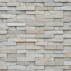 Fototapeta premium Light Colored Stacked Stone Wall Texture