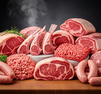 image of fresh meat cuts