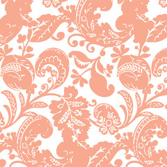 botanical floral, vector, seamless pattern,  leaves, big set ,background with flowers.