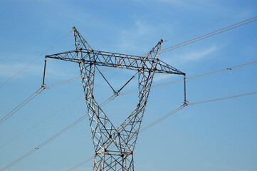 high voltage electrical tower