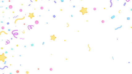 Sprinkles grainy. Cupcake donuts, dessert, sugar, bakery background. Sweet confetti on white chocolate glaze background