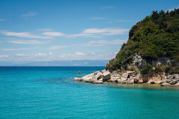 Serene Coastal Landscape with Turquoise Waters