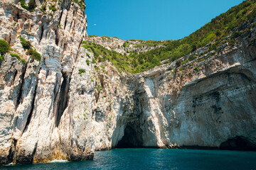 Scenic Coastal Cliff with Cave Entrance