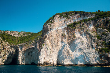 Majestic Coastal Cliffs with Caves