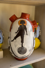 Artist in Ceramics and Pottery Studio working