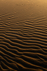Patterns on the sand at the beach