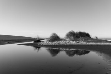Sunrise on a deserted beach