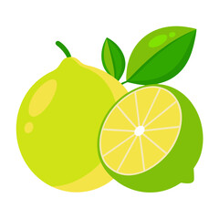 vector illustration of a lemon