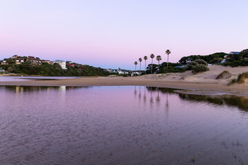 Sunrise on a deserted beach