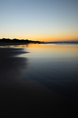 Sunrise on a deserted beach