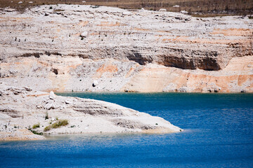 Shores of the Amadorio reservoir in Villajoyosa