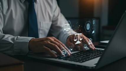 Law and technology in legal practice: examining legal symbols on a digital interface - Powered by Adobe