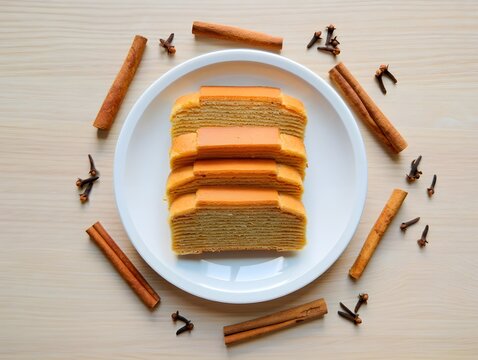 Homemade Lapis Legit. Exquisite Indonesian Butter Cake.