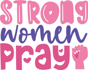 strong women pray