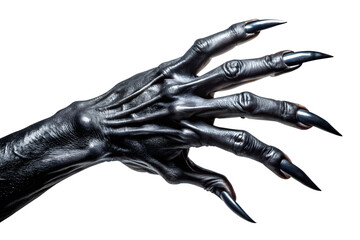 Clawed Hand on Transparent Background