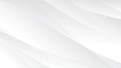 abstract white background with curve decorative lines
