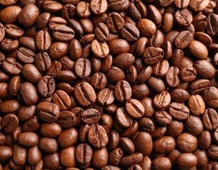 Fototapeta premium Close-up of roasted coffee beans (1)