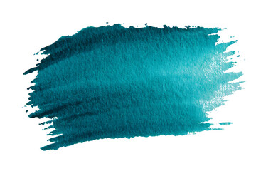 Teal watercolor stroke, abstract art, background, design element