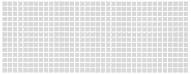 白いモザイクタイルの背景テクスチャー
