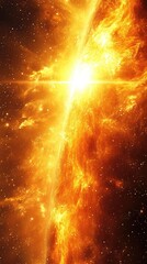 Fiery cosmic explosion