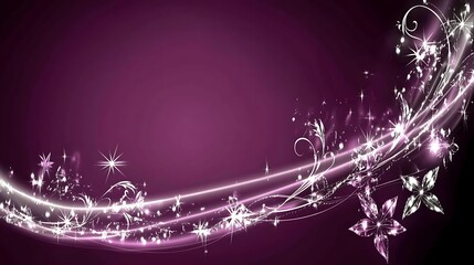 Abstract glowing floral design (12)