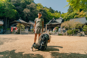 shikoku, JAPAN - may 2 2025 Okubo Temple No.88 in the Shikoku Pilgrimage, in Kagawa Prefecture, Japan