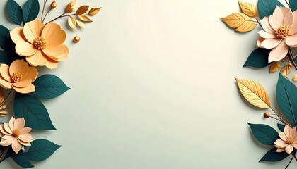 Elegant floral arrangement studio setting graphic design minimalistic environment close-up view creative concept for decorative aesthetics