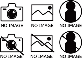 色々なnoimageのアイコンセット素材