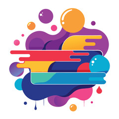 abstract vector banners geometric liquid forms