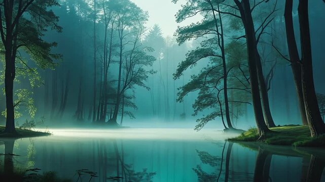 fog in the forest