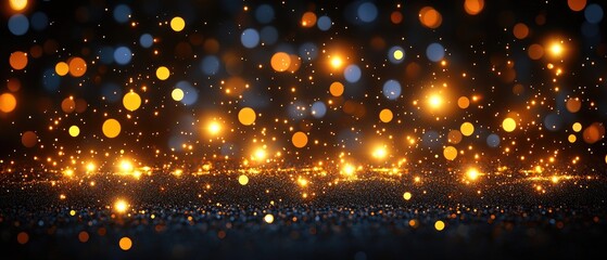 Naklejka premium Sparkling Night Scene