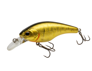 Realistic crankbait fishing lure mimicking a sunfish