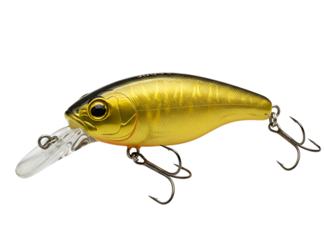 Realistic crankbait fishing lure mimicking a sunfish