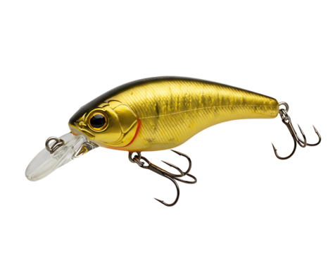 Realistic crankbait fishing lure mimicking a sunfish