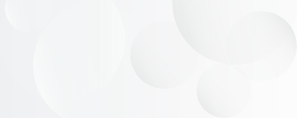 White abstract background with shapes