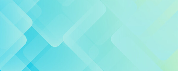 Minimal abstract background. Banner design with blue and green color gradation. Colorful and creative design.