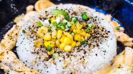 Savory Steak and Corn: Unforgettable Pepper Lunch Experience.