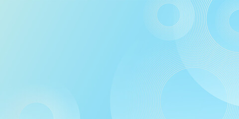 Modern abstract background blue white gradations circle effect shape memphis trendy background