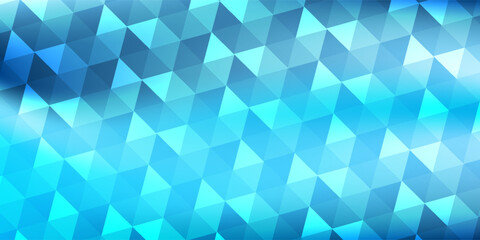 Dark BLUE vector abstract mosaic pattern. Colorful abstract illustration with triangles. Brand new style for your business design.