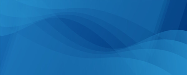 Abstract blue color background. Dynamic shapes composition. Vector illustration