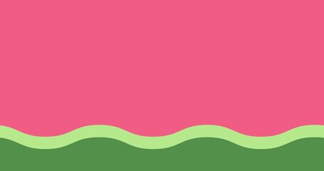 Watermelon Slice with Seeds  animation