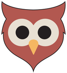 playful cartoon animal head illustrations