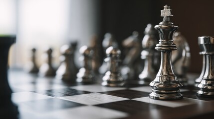 Chess game in progress