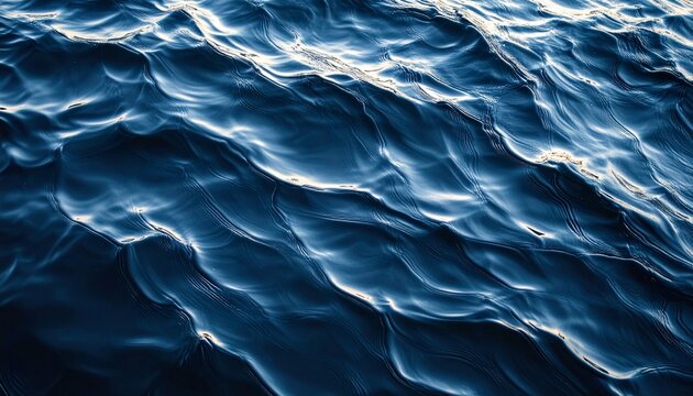 Flat River Water Texture Gentle Ripples Seamless Natural Surface