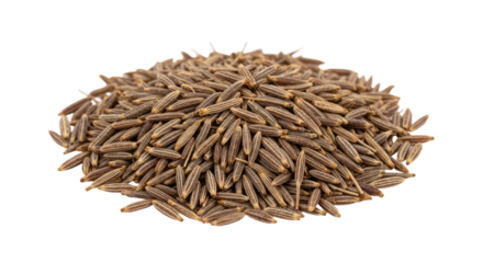 Pile of Cumin Seeds Closeup.